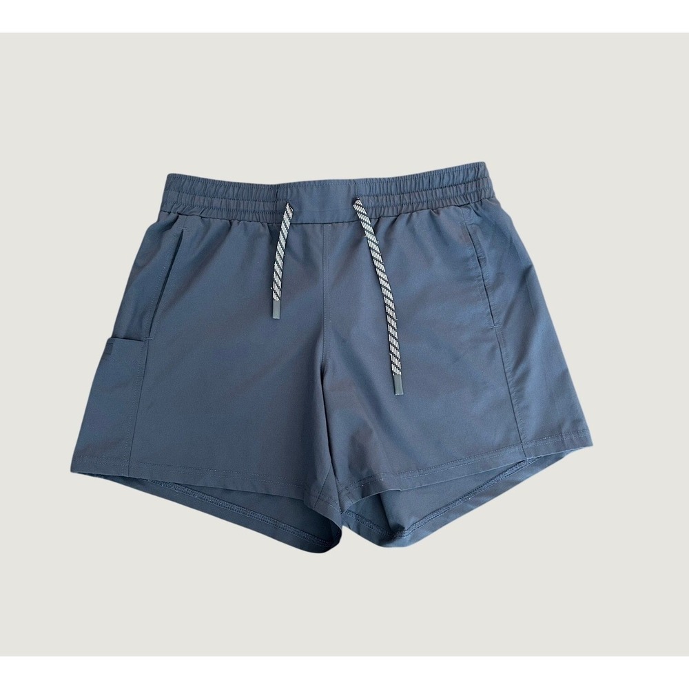 Pacific Trail Mens Navy Blue Active Ripstop Shorts Medium 1356